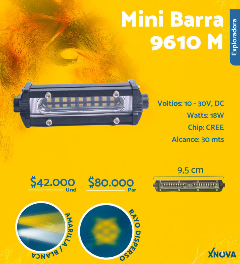 Mini Barra LED 9610 M
