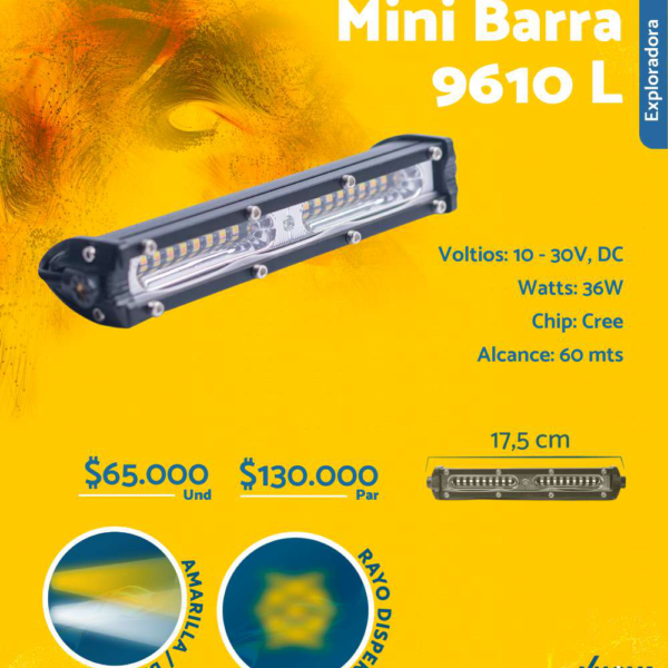 Mini Barra LED 9610 L