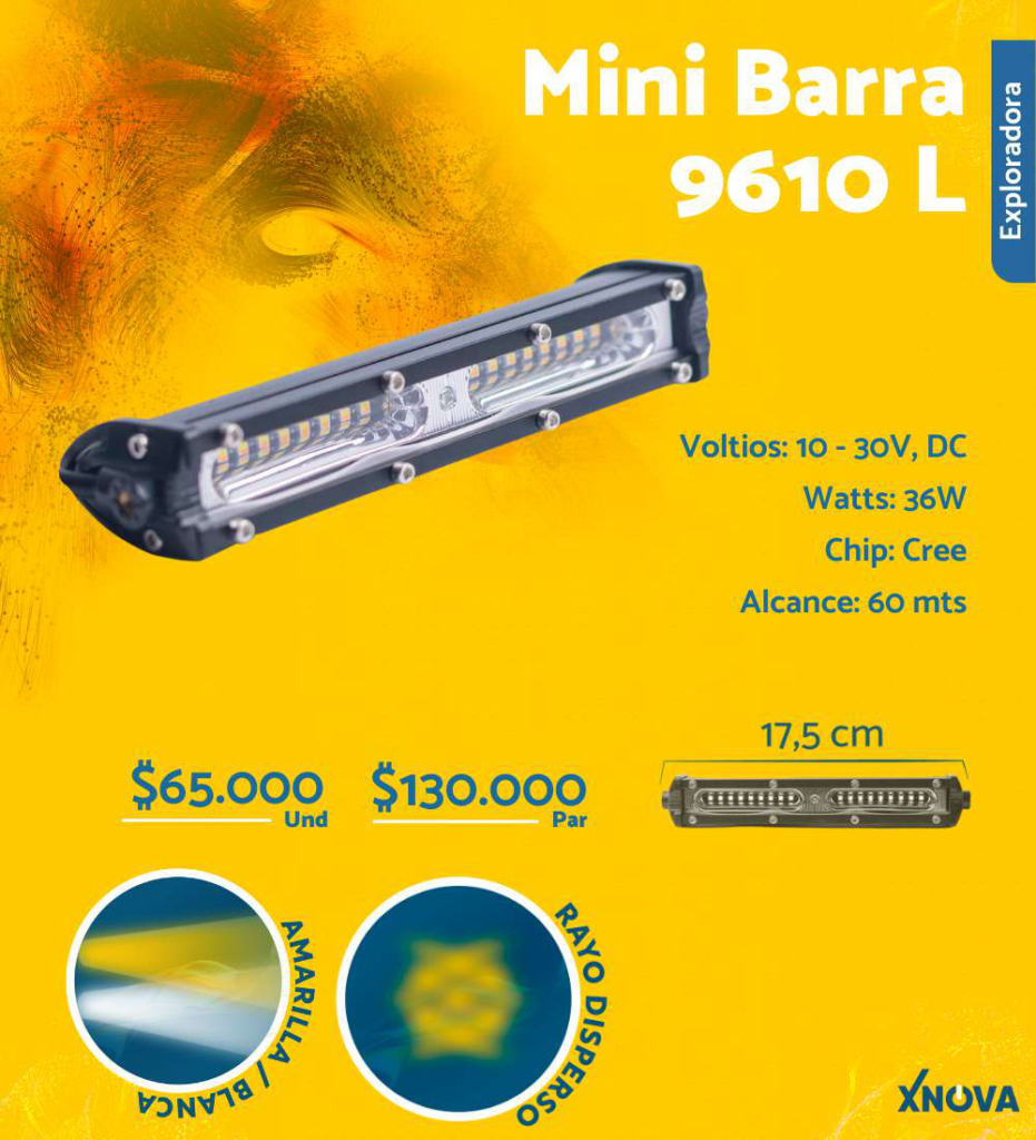 Mini Barra LED 9610 L